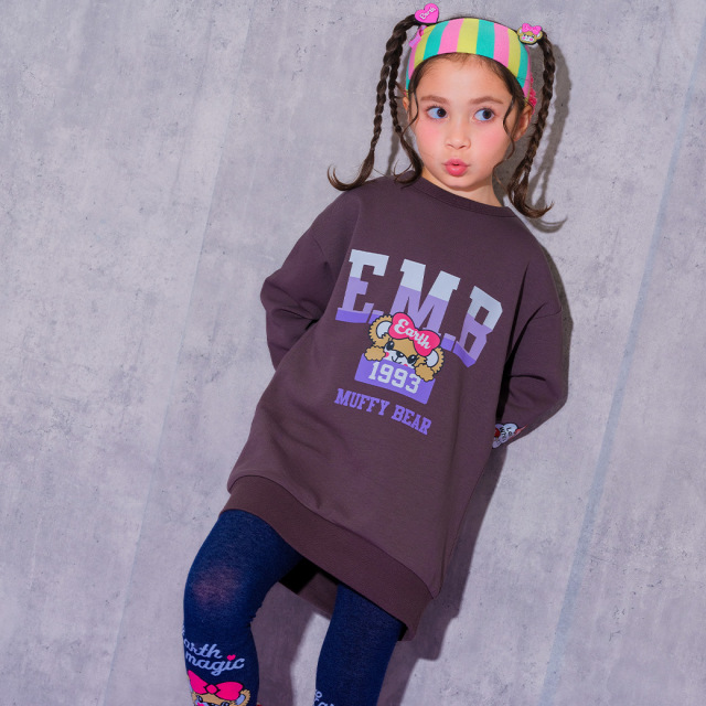 マフィープリントダンボールニットBIGトレーナー(AR機能付)