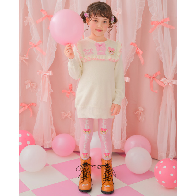 シャギーニットミニワンピース