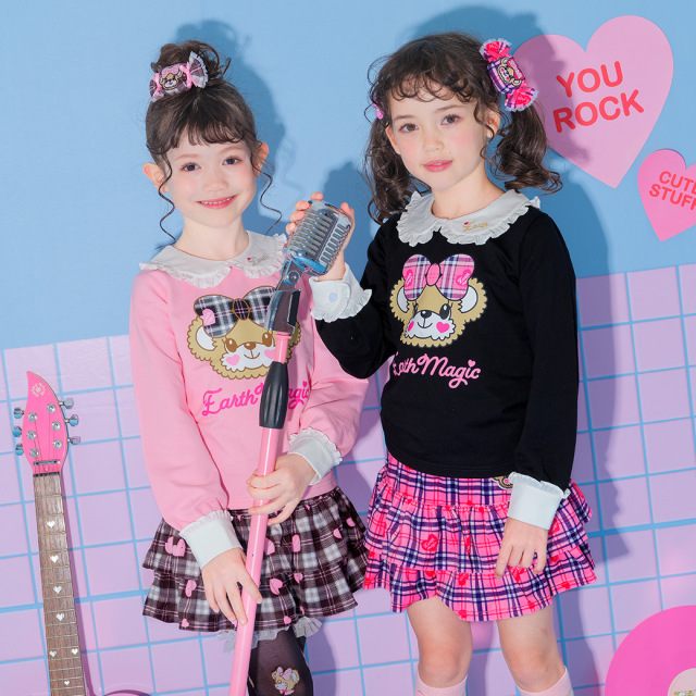 ベロアチェックキャンディヘアゴム