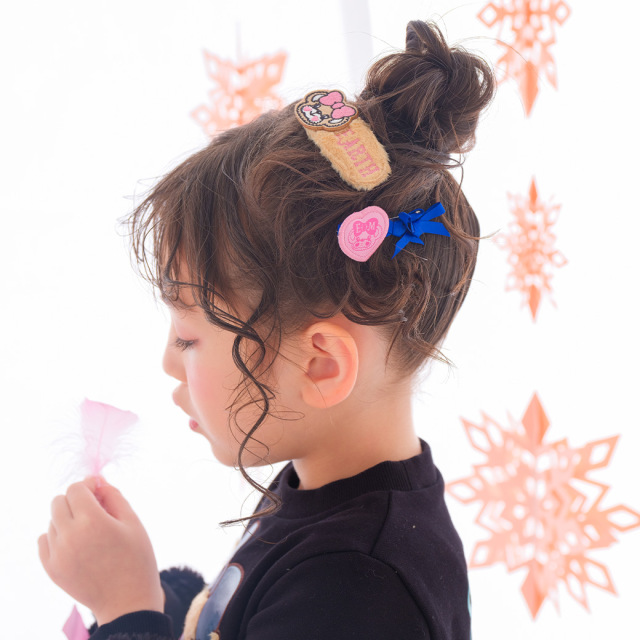 ダブルリボンヘアクリップ