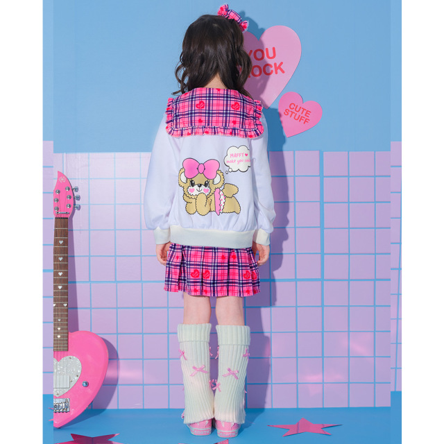 リボン付レッグウォーマー