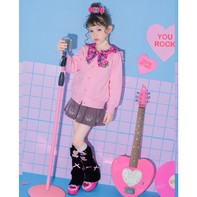 リボン付レッグウォーマー