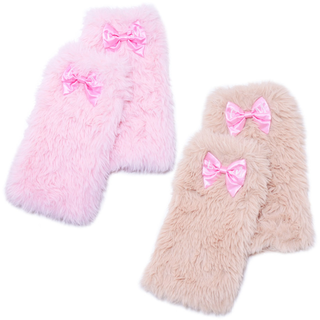 EARTHMAGIC アースマジック マフィー ボリュームファーレッグウォーマー