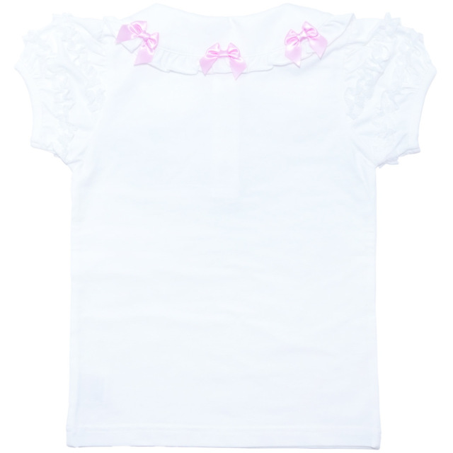 EARTHMAGIC アースマジック マフィー リボン襟付きTシャツ