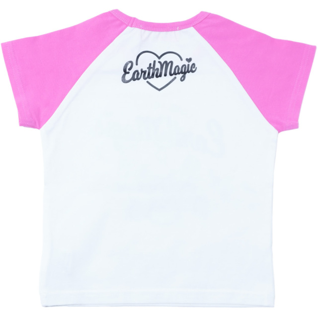 ラグランスリーブショート丈Tシャツ