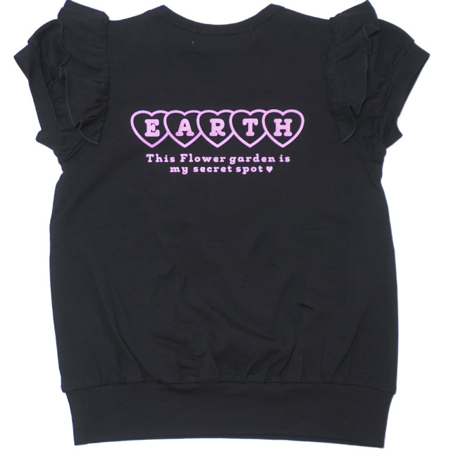 フラワーマフィープリント裾リブTシャツ