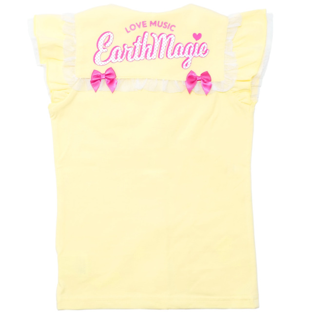 前開き袖フリルセーラーTシャツ