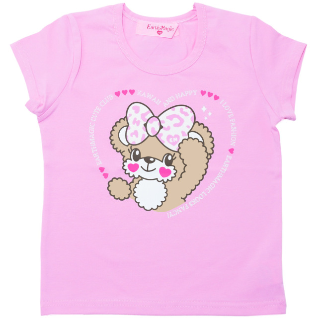 EARTHMAGIC アースマジック マフィー レオパードリボンマフィープリントTシャツ