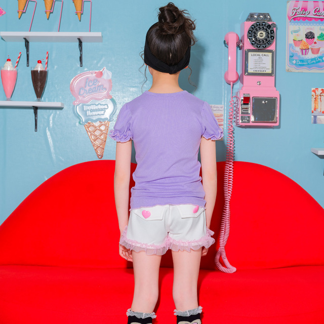 フロントリボンテレコTシャツ