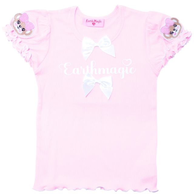 EARTHMAGIC アースマジック マフィー フロントリボンテレコTシャツ