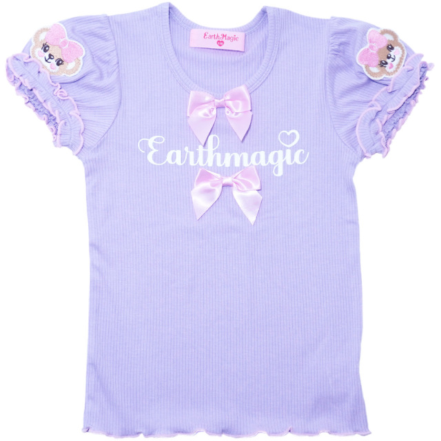 EARTHMAGIC アースマジック マフィー フロントリボンテレコTシャツ