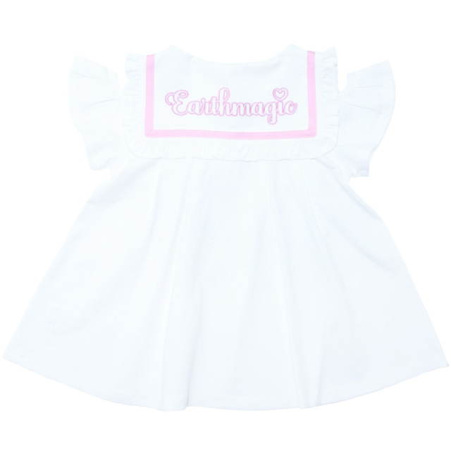 スクエアセーラー襟AラインTシャツ