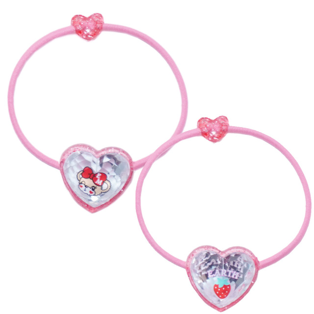 EARTHMAGIC アースマジック ストロベリー＆マフィーハートヘアゴム4個SET