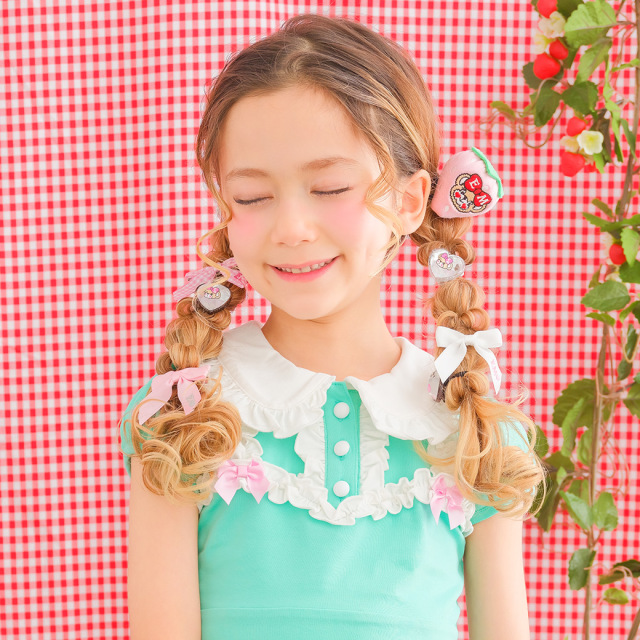 EARTHMAGIC アースマジック マフィー いちごヘアゴム