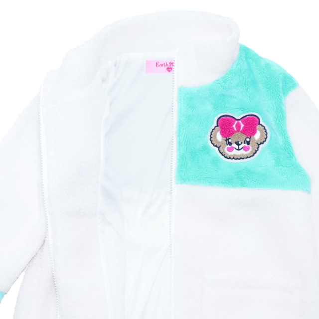 ボア×シルキーファー切替ブルゾン