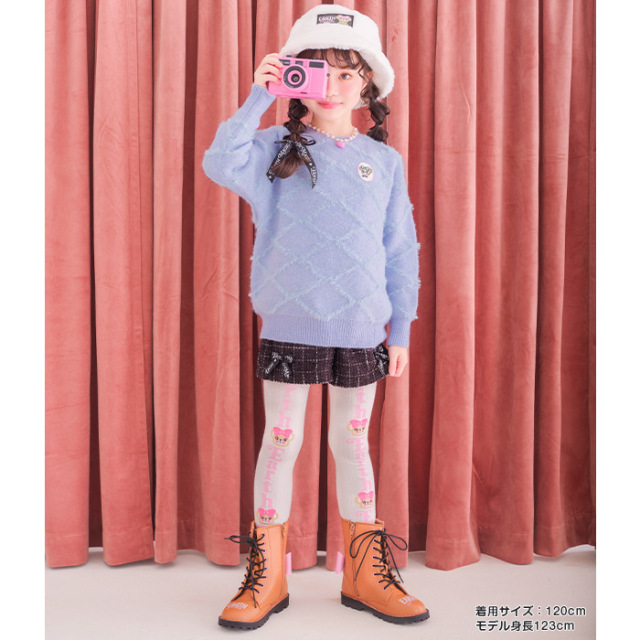 パール釦ツイードショートパンツ