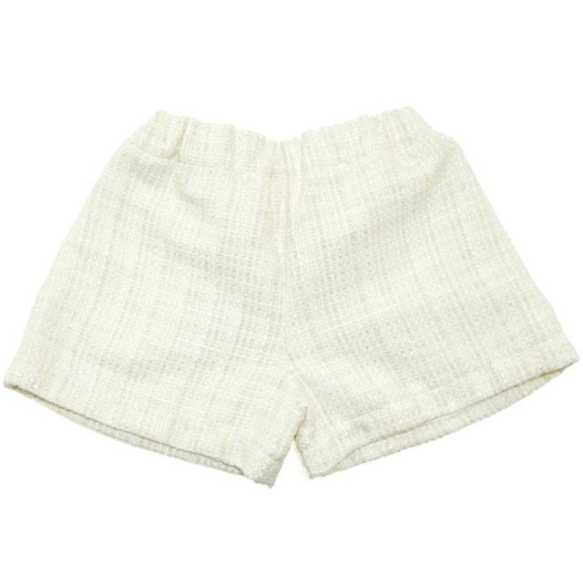 パール釦ツイードショートパンツ