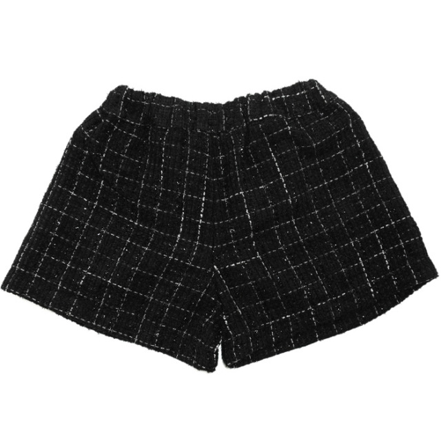 パール釦ツイードショートパンツ