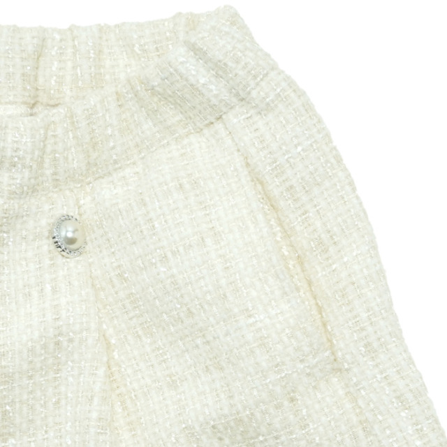 パール釦ツイードショートパンツ