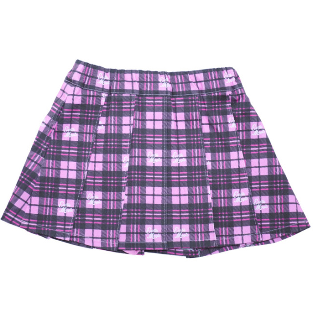 タータンチェックプリーツスカート(インナーパンツ付)