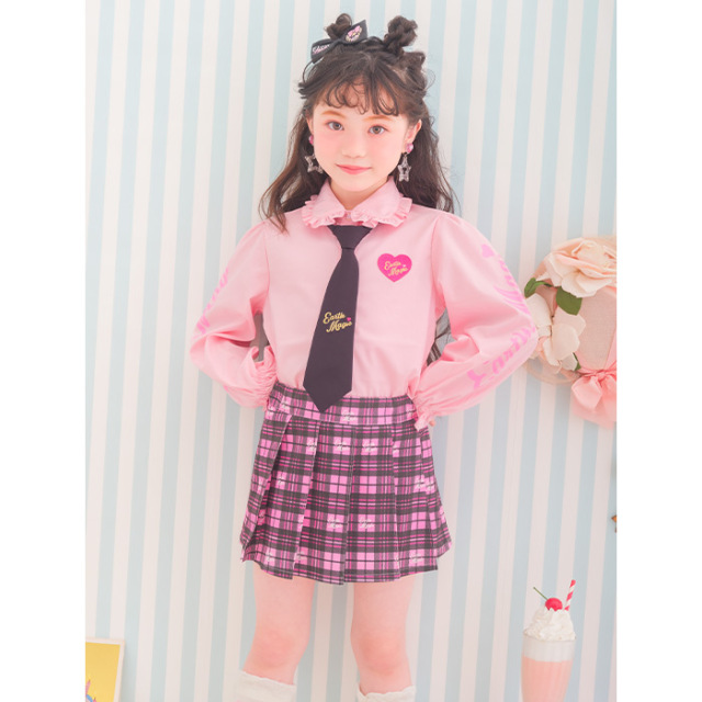 BURBERRYGOLF スカート　インナーパンツ付　ピンク　7号　ノバチェック タータンチェックプリーツスカート(インナーパンツ付)