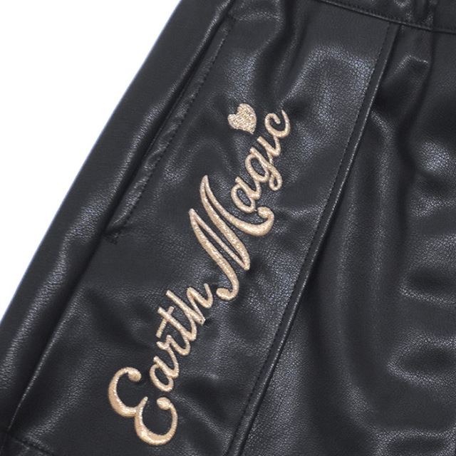 合皮プリーツスカート