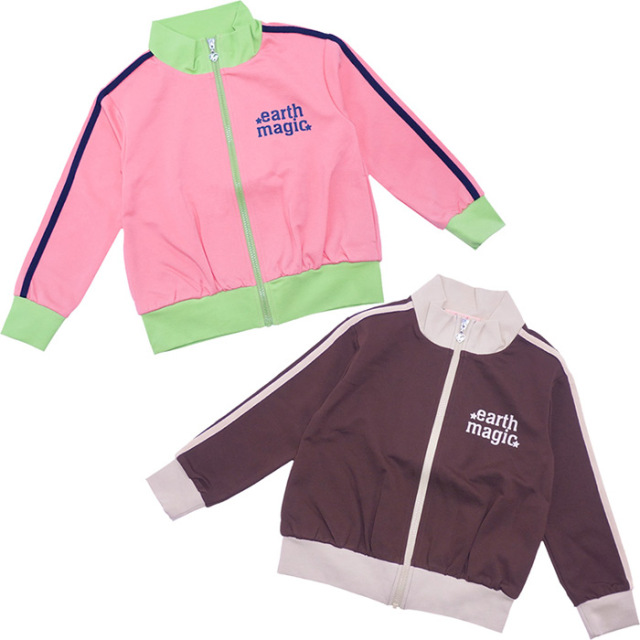 配色ライントラックジャケット