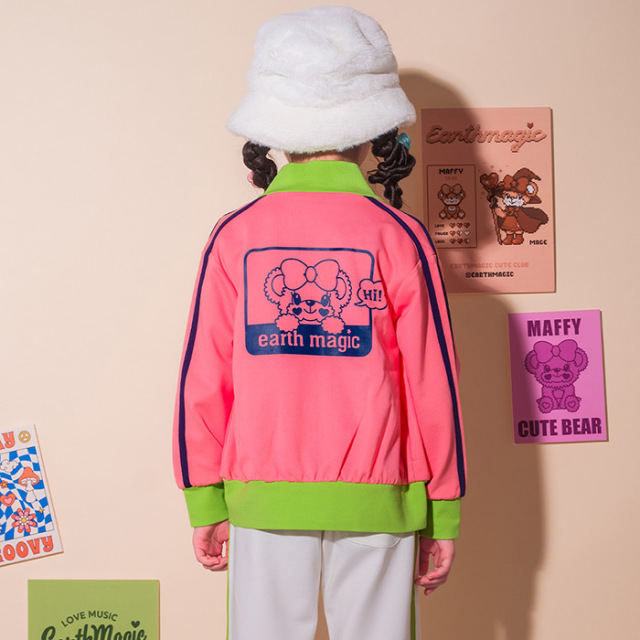 配色ライントラックジャケット