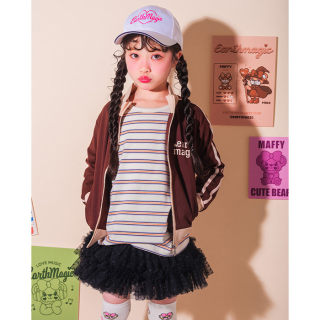 配色ライントラックジャケット