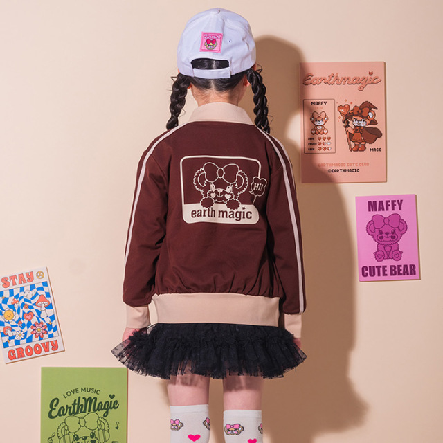 配色ライントラックジャケット