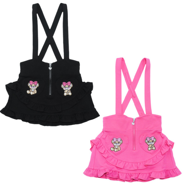 2wayフリルジャンパースカート