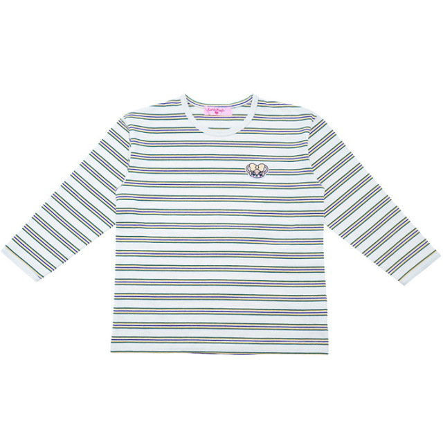 マルチボーダー長袖Tシャツ