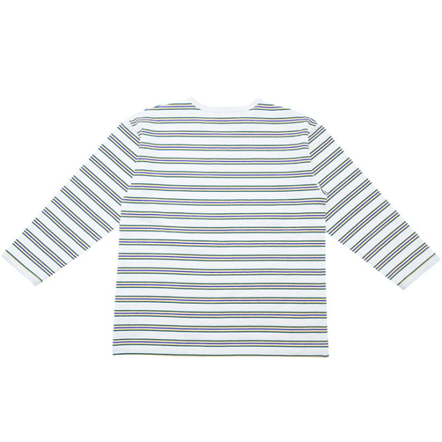 マルチボーダー長袖Tシャツ