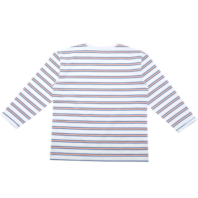 マルチボーダー長袖Tシャツ