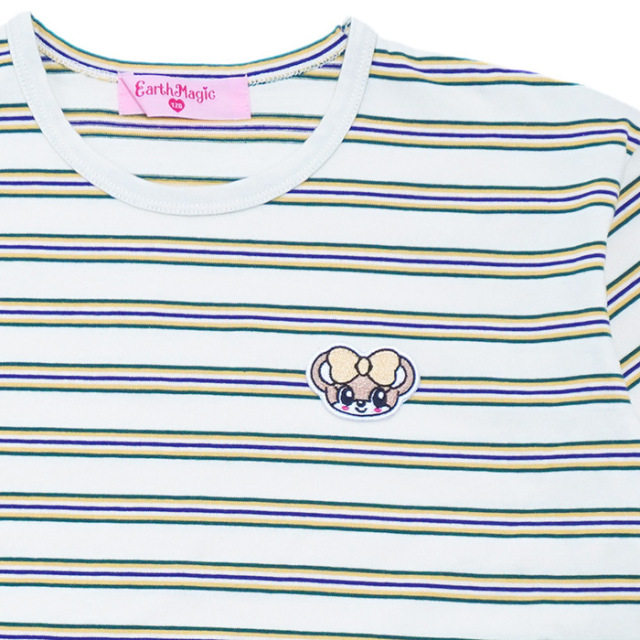 マルチボーダー長袖Tシャツ