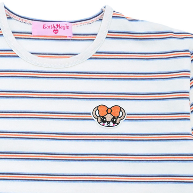 マルチボーダー長袖Tシャツ