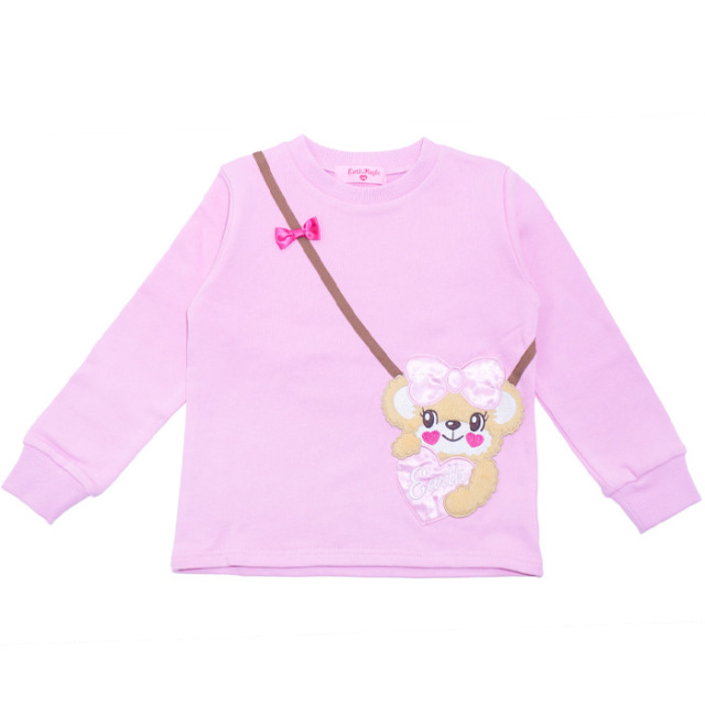 マフィーポシェット風アップリケトレーナー