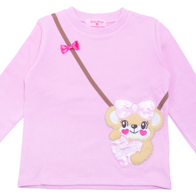 マフィーポシェット風アップリケトレーナー