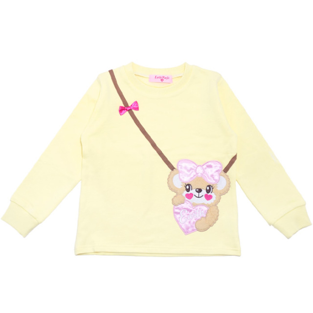 マフィーポシェット風アップリケトレーナー