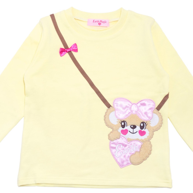 マフィーポシェット風アップリケトレーナー