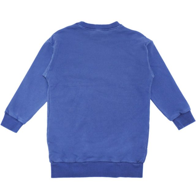 ピグメント染めマフィープリントトレーナー