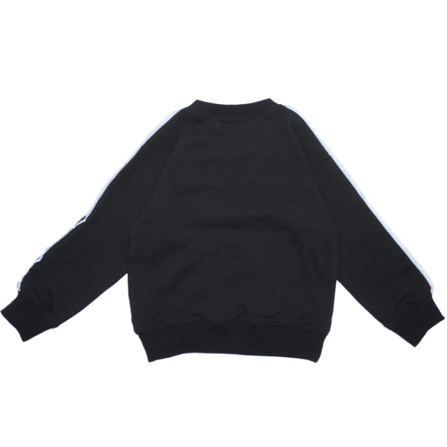 バイカラーフリル裏毛トレーナー