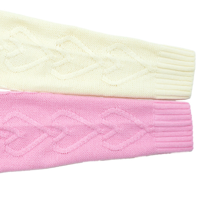 ニット袖アップリケ裏毛プルオーバー