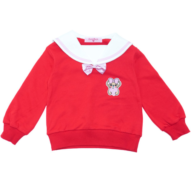 バックプリント裏毛セーラートレーナー