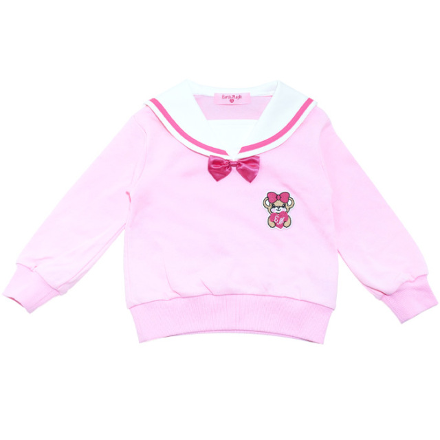 バックプリント裏毛セーラートレーナー