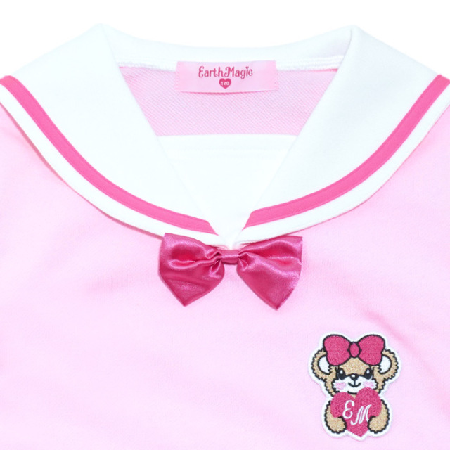 バックプリント裏毛セーラートレーナー