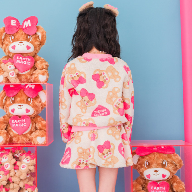 ボアマフィー総柄トレーナー