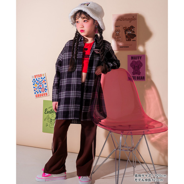 配色ライントラックパンツ