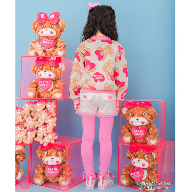 ライン入ベア天竺レギンス