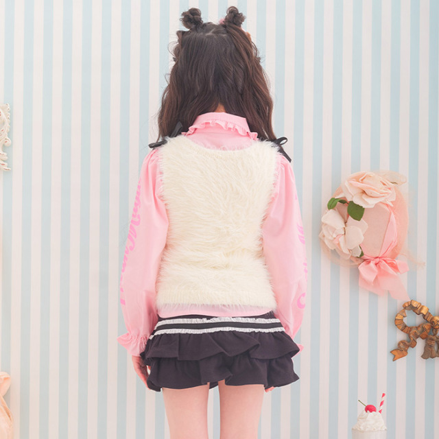 シャギーニットビスチェ